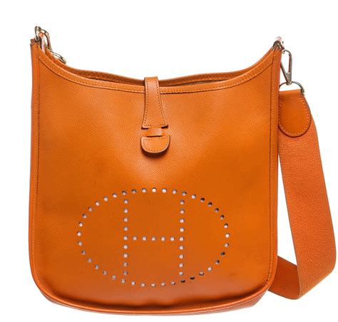 handbag hermes orange|hermes orange pouch.